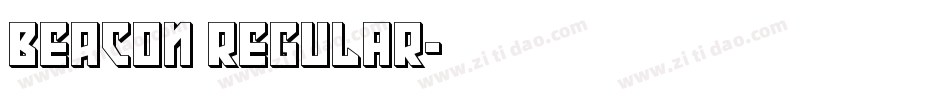 BEACON Regular字体转换